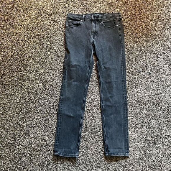 Everlane Jeans Men's 30x32 Washed Black Denim Slim Fit‎ Zip Fly Casual Wear - Picture 2 of 6